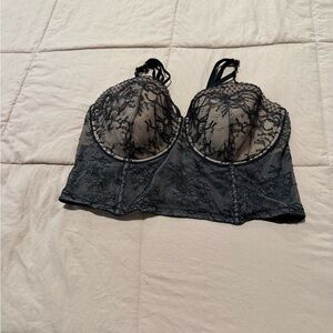 Victorias Secret Elegant Black Lace Bralette
